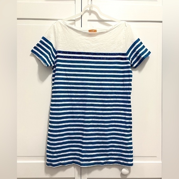 Joe Fresh Stripe Long T-Shirt (M) - Picture 1 of 5